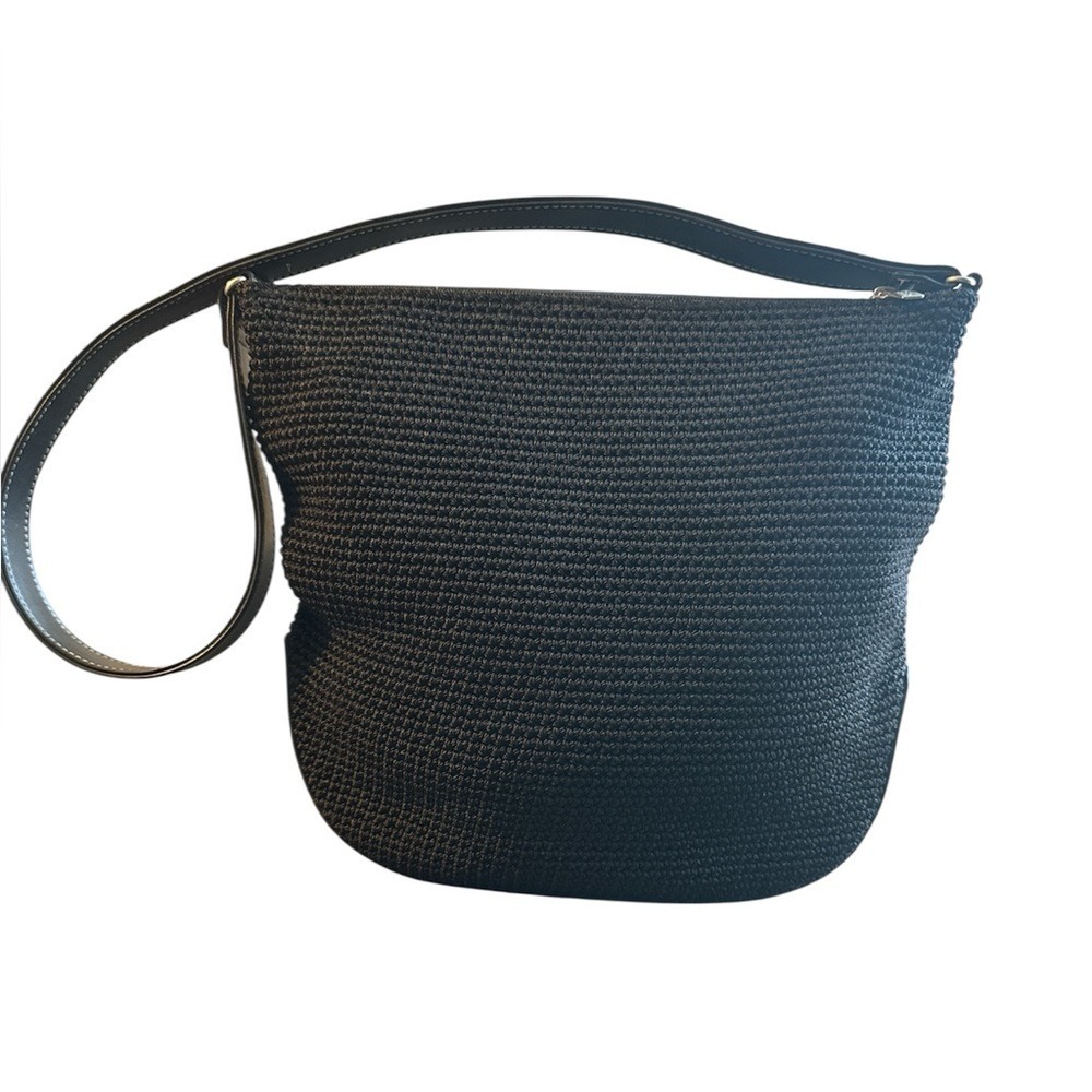The Sak Shoulder Bag Womens Medium Black‎ Like New Elliot Lucca Minimalist